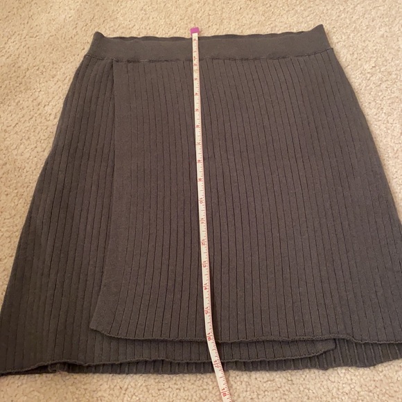 Free People Mod Wrap Mini Skirt in Thyme - Picture 10 of 11